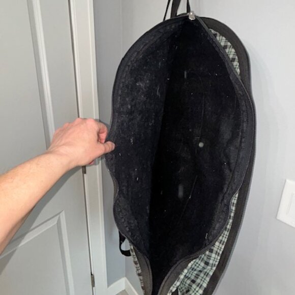EUC Plaid Eng Saddle & Bridle Padded/Lined Carry Storage Cover Bag Baker-like - Picture 4 of 11